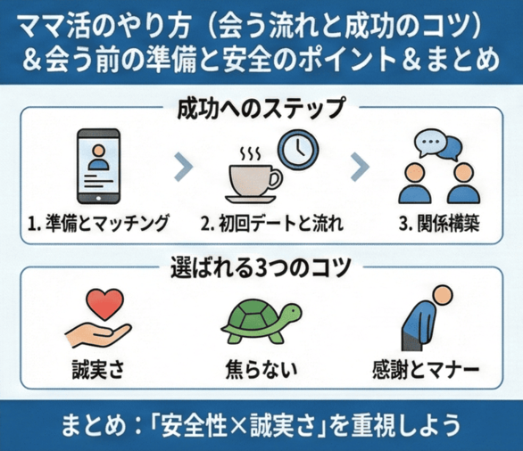 まとめ|マッチングアプリでママ活をするなら“安全性×誠実さ”を重視しよう