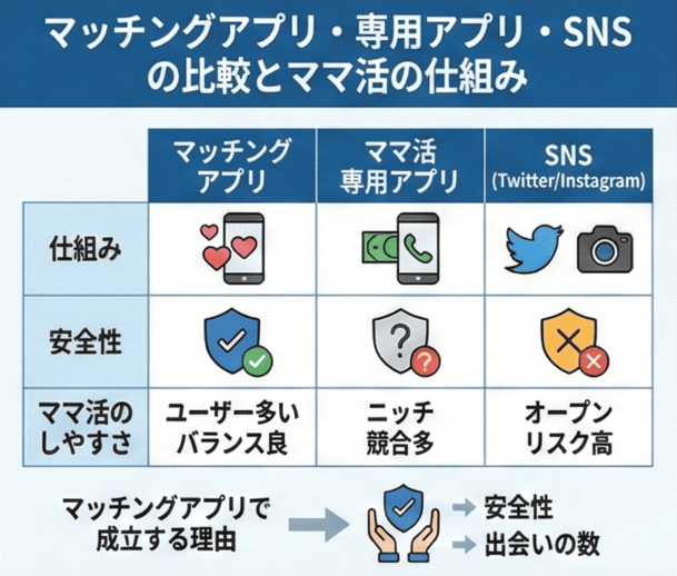 マッチングアプリでママ活はできる?基本の仕組みを解説